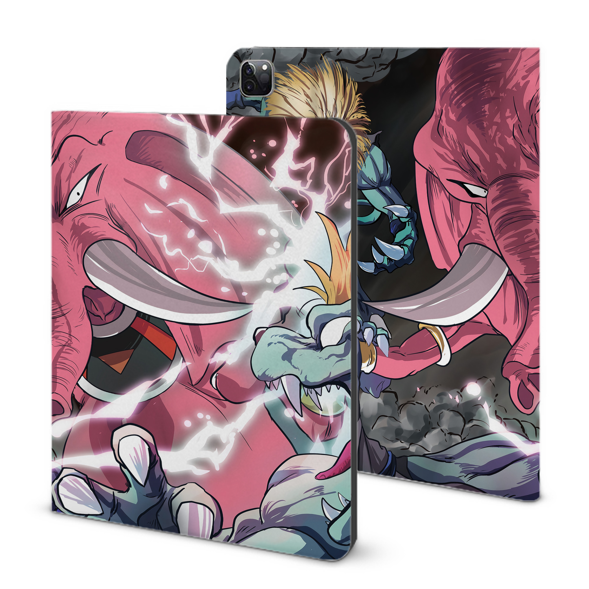 （画像用） ドラゴンボール DRAGON BALL IPad ケース ブック型 PUレザー TPU 耐衝撃 軽量 薄型 ペン収納なし 全面保護 IPad 各モデル対応